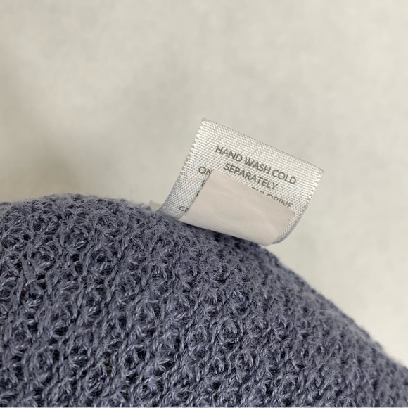 J. Jill Pure Jill Linen-Blend Open-Front Cardigan Blue Gray Large - Picture 9 of 10